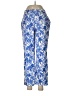 Boston Proper Print Blue Casual Pants Size 8 - photo 1