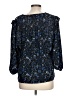 Roan + Ryan 100% Polyester Blue 3/4 Sleeve Blouse Size L - photo 2