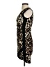 DGNY Animal Print Brown Cocktail Dress Size S - photo 5