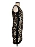 DGNY Animal Print Brown Cocktail Dress Size S - photo 4