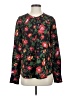 W118 by Walter Baker 100% Polyester Floral Black Long Sleeve Blouse Size M - photo 1