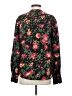 W118 by Walter Baker 100% Polyester Floral Black Long Sleeve Blouse Size M - photo 2