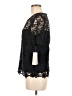 NANETTE Nanette Lepore 100% Polyester Black Short Sleeve Blouse Size M - photo 5