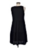 Unbranded Solid Black Casual Dress Size M - photo 2