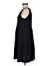 Unbranded Solid Black Casual Dress Size M - photo 5