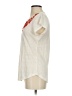 Ann Taylor 100% Linen Ivory Short Sleeve Top Size S - photo 5