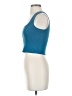 Happily Grey 100% Polyester Teal Sleeveless Top Size S - photo 5