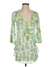 Barbara Gerwit 100% Cotton Green 3/4 Sleeve Blouse Size XS - photo 1