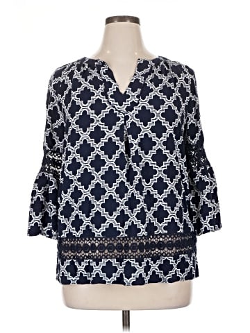 Crown & Ivy 3/4 Sleeve T-Shirt (view 1)