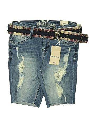 Wallflower Denim Shorts (view 1)