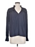Current Air 100% Polyester Gray Long Sleeve Blouse Size S - photo 1