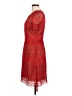 MARCHESA notte 100% Polyester Red Cocktail Dress Size 8 - photo 5