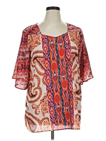 Weekend Suzanne Betro Short Sleeve Blouse (view 1)