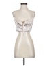 Princess Polly Silver Sleeveless Top Size 4 - photo 1
