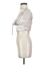 Princess Polly Silver Sleeveless Top Size 4 - photo 5