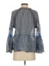 BCBGMAXAZRIA 100% Silk Blue Blouse Size S - photo 2
