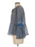 BCBGMAXAZRIA 100% Silk Blue Blouse Size S - photo 5