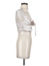 Princess Polly Silver Sleeveless Top Size 4 - photo 4