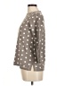 Mansted 100% Cotton Polka Dots Gray 3/4 Sleeve Top Size Med R - photo 5