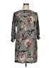 Aime Print Gray Casual Dress Size XL (estimated) - photo 1