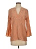 BCBGMAXAZRIA Orange 3/4 Sleeve Blouse Size XXS - photo 1