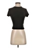 Shein Black Short Sleeve Turtleneck Size 4 - photo 1