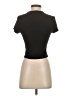 Shein Black Short Sleeve Turtleneck Size 4 - photo 2