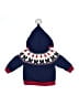 Hanna Andersson 100% Cotton Blue Cardigan Size 6-12 mo - photo 2