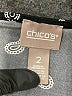 Chico's Paisley Black Casual Dress Size Lg (2) - photo 7