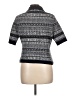 Central Park West Aztec Or Tribal Print Blue Gray Pullover Sweater Size L - photo 2