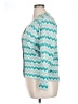 Lands' End Chevron-herringbone Teal Cardigan Size XL - photo 5