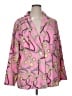 Shein Curve 100% Polyester Paisley Pink Blazer Size 16 Plus (2) - photo 1
