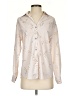 Unbranded 100% Polyester Floral Ivory Long Sleeve Blouse Size XS - photo 1