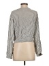 Gap 100% Rayon Silver Long Sleeve Blouse Size S - photo 2