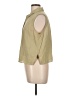 Express Green Tan Sleeveless Button-Down Shirt Size L - photo 5