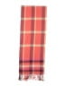 Italy Design Plaid Burgundy Orange Scarf One size - photo 2