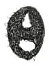 Collection 18 100% Acrylic Animal Print Gray Black Scarf One size - photo 1