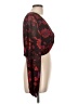 Sanctuary 100% Polyester Floral Burgundy Long Sleeve Blouse Size L - photo 4