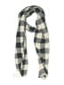 Lands' End Checkered-gingham Gray Black Scarf One size - photo 1