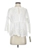 RD Style 100% Cotton White 3/4 Sleeve Blouse Size XS - photo 1