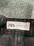 Zara Hearts Black Denim Shorts Size 4 - photo 3