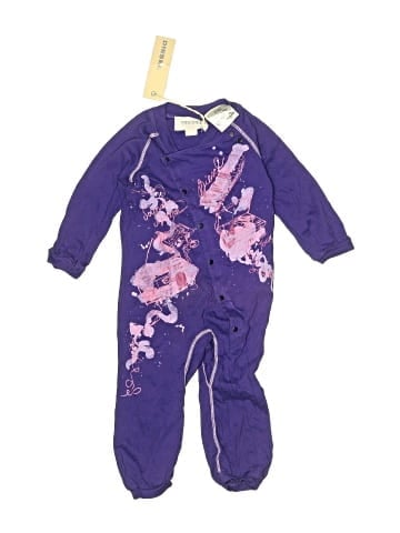 Diesel Long Sleeve Onesie (view 1)