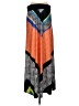 NY Collection Graphic Orange Casual Skirt Size S - photo 2