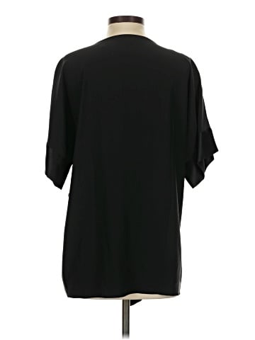Lafayette 148 New York Short Sleeve Blouse (view 2)