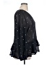 Halogen 100% Polyester Black 3/4 Sleeve Blouse Size 1X - photo 4