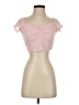 Princess Polly Pink Short Sleeve Top Size 4 - photo 1