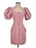 LPA Checkered-gingham Pink Cocktail Dress Size XS - photo 1