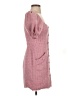 LPA Checkered-gingham Pink Cocktail Dress Size XS - photo 4
