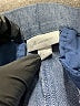 J.Jill Chevron-herringbone Blue Linen Pants Size M - photo 3