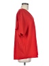 Entro 100% Polyester Red Short Sleeve Top Size M - photo 4